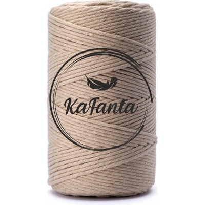 Macrame priadza KaFanta PREMIUM 3mm/100m - cappuccino