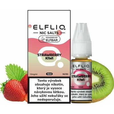 Elf Bar Elfliq Salt Strawberry Kiwi 3 x 10 ml 10 mg