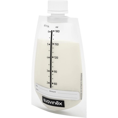 Suavinex Zero Zero Breast Milk Bags пликчета за съхранение на кърма 20x180ml