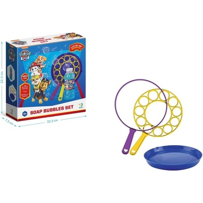 Bublifuk Tlapková patrola Paw Patrol sada na tvorbu bublin a náplň 0,45L
