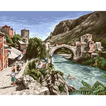 Image 1 of Казанлъшки гоблени Гоблен Мост Мостар Anchor (Немски)