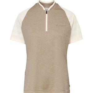 Vaude Дамска фланелка с къс ръкав за колоездене Vaude Women's Tamaro Half Zip Shirt IV Cycling jersey - Linen - размер 44 (EU) (156-2552-0715)