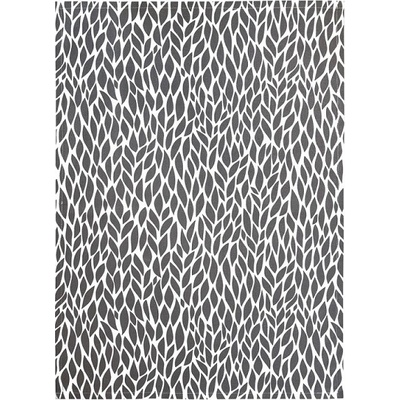 SCAN QUILT Dekoro 9029 Lístočky 50x70 cm sivá