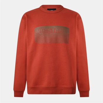 Image 1 of G-Star RAW Блуза G Star Men's Gstar Old Skool Crew Sweatshirt - Rusty Red