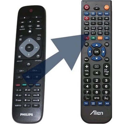 Diaľkový ovládač Alien Philips 996590003112