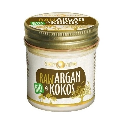 Purity Vision Zmes kokosového a arganového oleja RAW BIO 120 ml