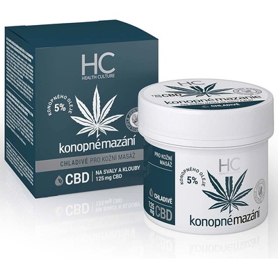 Health Culture CBD konopné mazání chladivé 125 ml