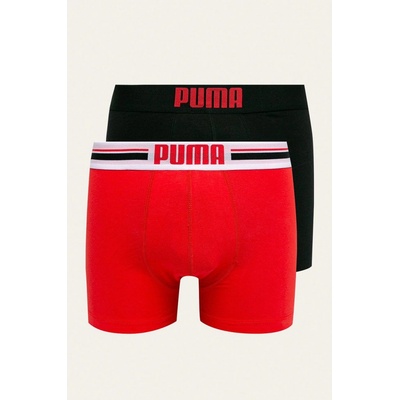 Puma Placed Logo Boxer 906519 07 červené 2p