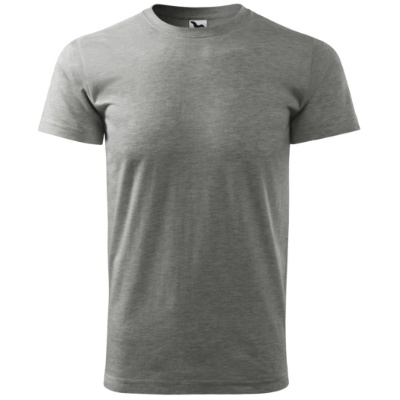 Malfini Basic мъжка тениска, тъмно сива (12912)
