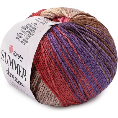 Pletací příze Summer Dream 100 g Varianta: 9 (4315) hnědá světlá, Balení: 1 ks 58655/150062/286048