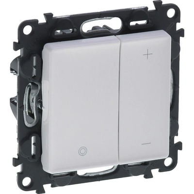 Legrand Димер бутонен R3-400W L3-400VA LED3-125VA цвят бял Valena Life - 752162A (752162A)