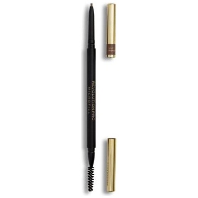 Revolution Pro Microfill Eyebrow Pencil двустранен молив за вежди 0.1 гр цвят кафява