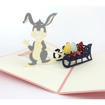 3D prianie Sánky s veľkonočným zajačikom