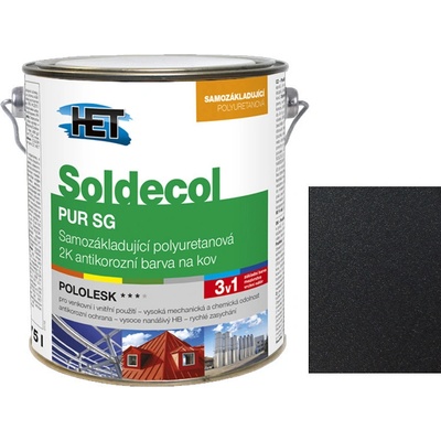 HET Soldecol PUR Kovářská Barva 2,1 L černá