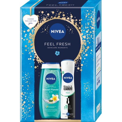 Nivea КОМПЛЕКТ NIVEA Personal Care Feel Fresh Душ гел дамски 250ml