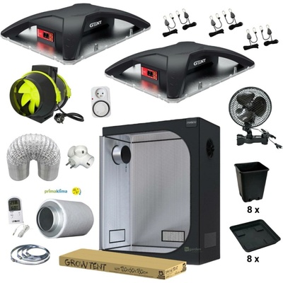Higarden LED Set 200W Gent Photon 120x60x180cm