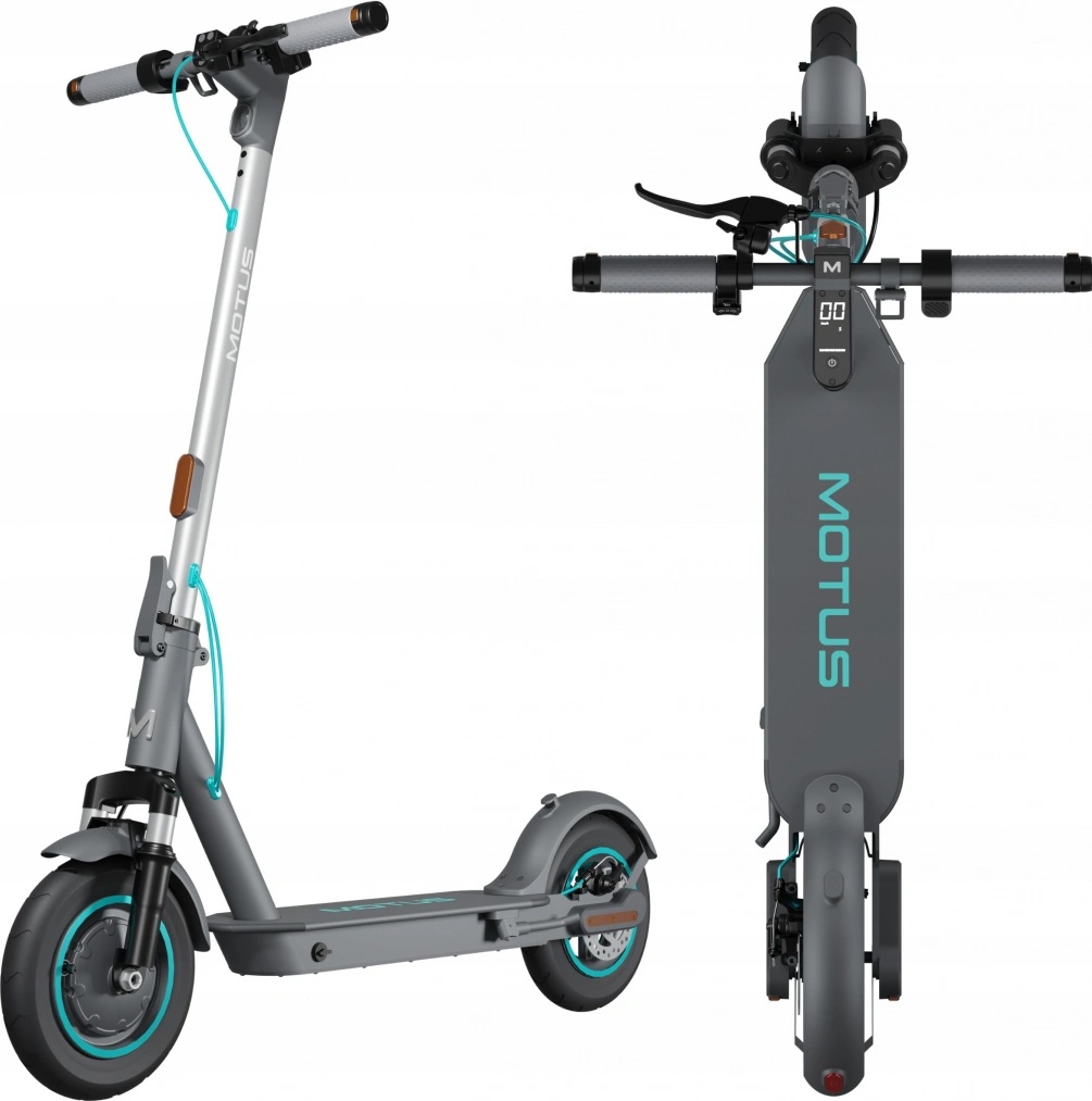 Motus Scooty 10 Lite 2023 E-Scooter - Outlet C, 350W, 36V, 30km Range, Folding (Grey)