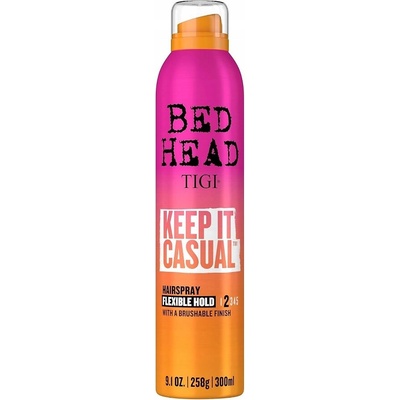 TIGI Bed Head Row Keep It Casual lehký lak na vlasy 300 ml - flexibilní a zpevňující