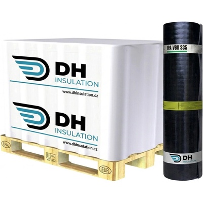 DH Insulation asfaltový pás IPA V60 S35 lepenka 3,5 mm (10m2)