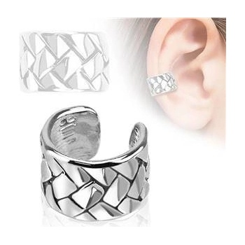 Šperky4U falešný piercing do ucha klips FP1002