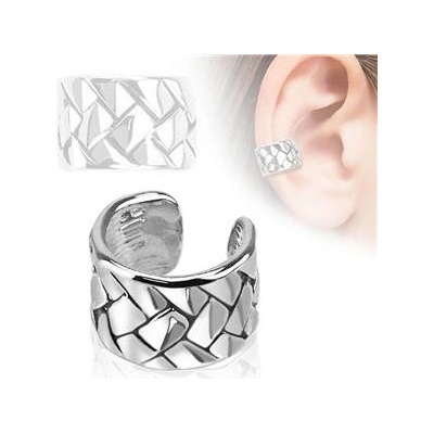 Šperky4U falešný piercing do ucha klips FP1002