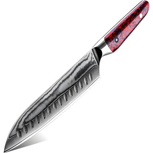HARAHU Дамаски кухненски нож MA-35088 - Santoku KP35088