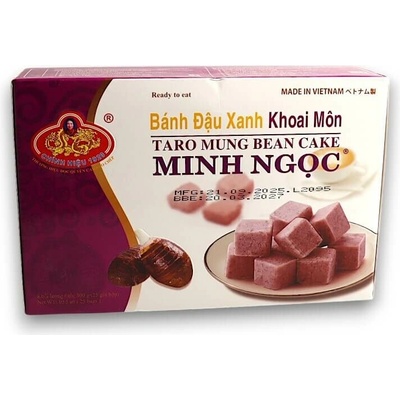 MINH NGOC Koláč z mung fazuľe Taro príchuť 300 g
