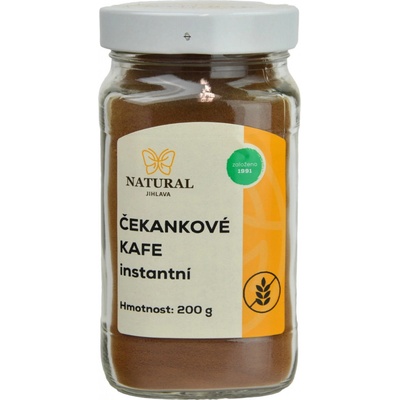 Natural Jihlava kafe čekankové instantní bez lepku 200 g – Sleviste.cz