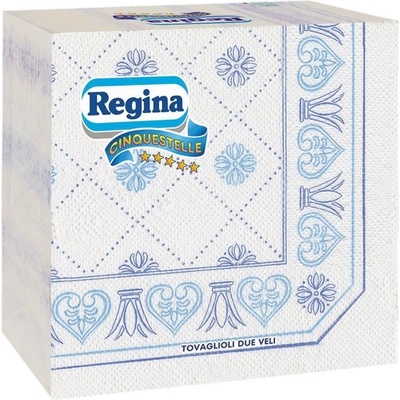Regina Салфетки, 38 x 38 cm, двупластови, бели, 45 броя
