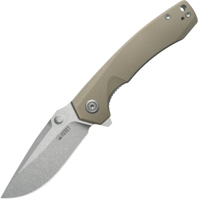 Kubey Calyce Beadblast 14C28N ,Tan G10 KU901P
