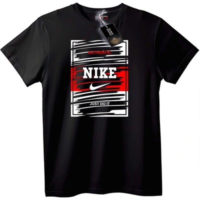 NOONEBRAND Тениска Nike Автентично Just Do It - 7XL, Black