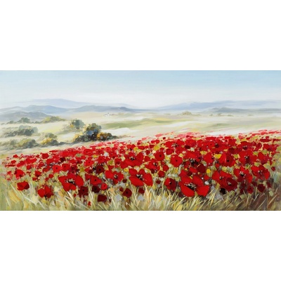 imageLAND АКРИЛНА КАРТИНА landscape with poppies (200974)