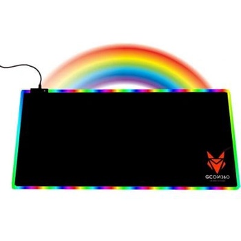 GCOM360 Геймпад gcom360 xxl, 900 x 400 мм, led rgb осветление, 14 режима на осветление, водоустойчив, черен, gc36xxl