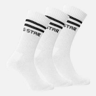 G Star Чорапи G Star Men's Creek Crew Socks - Bright White