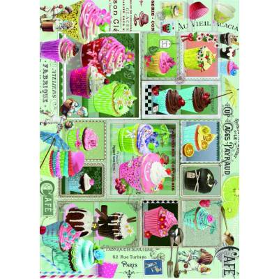 Grafika - Puzzle Cupcakes - 500 piese