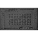 ESSCHERT DESIGN BEST FOR BOOTS GOODBYE/WELCOME černo-šedá 76 x 45 cm