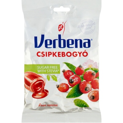 Verbena Light cukríky Šípka + Vitamín C bez cukru 60 g