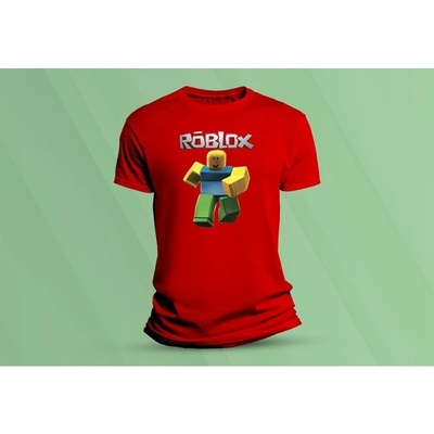 Sandratex dětské bavlněné tričko Robloxian červená