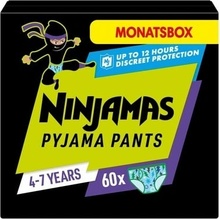 NINJAMAS Pyjama Pants pro chlapce 4-7 let 60 ks