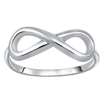 SILVEGO dámsky celostrieborny prsteň INFINITY ZTR34754