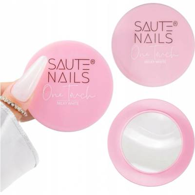 Saute Nails stavební gel mléčně bílý 30g