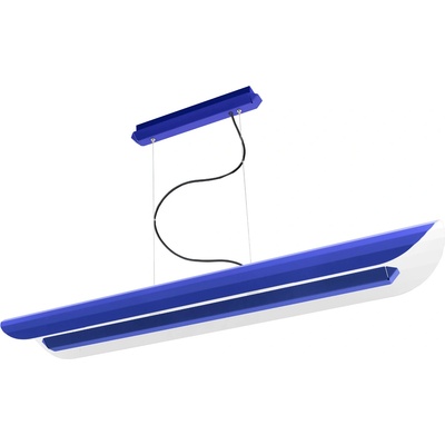Kaspa Apolin линейна висяща лампа, 120 см, кобалтово синя (11213112)