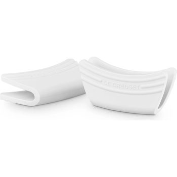 Le Creuset Ръкавица за фурна до тенджера за готвене 12 cm, комплект от 2 бр. , WHITE, силикон, Le Creuset (LECR93010300010000)