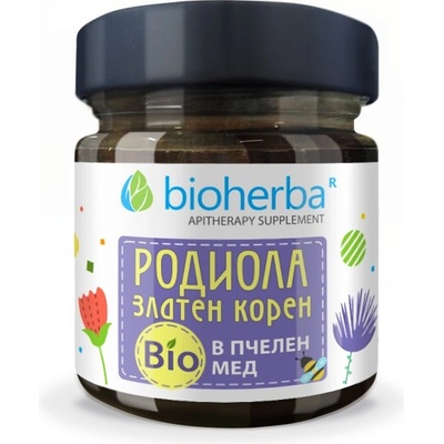 Bioherba Bio Honey with Rhodiola (Golden Root) [280 грама]