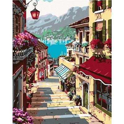 ZUTY Malování podle čísel MĚSTEČKO 40 x 50 cm