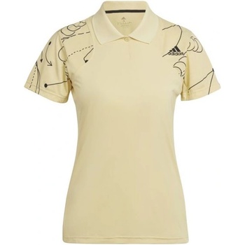 Adidas Дамска тениска с якичка Adidas Club Tennis Graphic Polo Shirt - Жълт