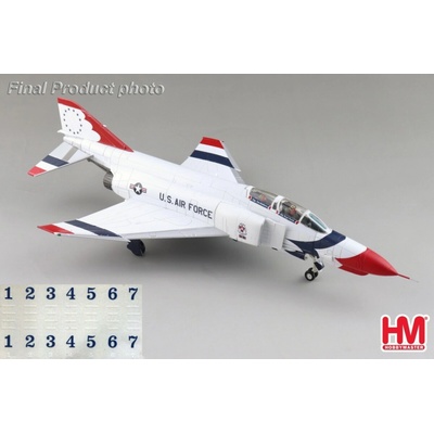 Hobby Master F-4E Phantom II USAF Thunderbirds 1973 w Decal Sheet 1:72