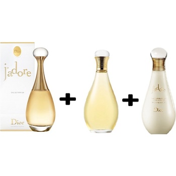 Christian Dior Jadore EDP 75 ml + 150 ml parfumovaný olej + 150 ml tělové mléko dárková sada