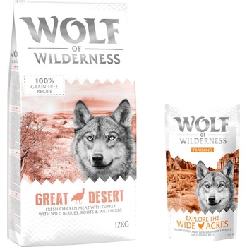 Wolf of Wilderness Adult Great Desert morčacie 12 kg