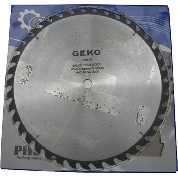 GEKO Pilový kotouč do dřeva, 600x32x40T